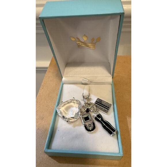 💎 Fashion Diva Charm Pendant Flip Phone Dress Credit Card w/ Box Vintage Y2K - Picture 3 of 6
